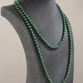 Audrey Elegant Long Pearl Necklace – Handmade Statement Sweater Chain