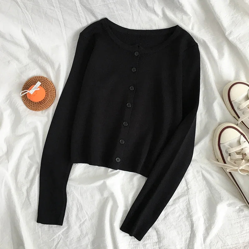 Sienna Lightweight Long-Sleeve Knit Cardigan