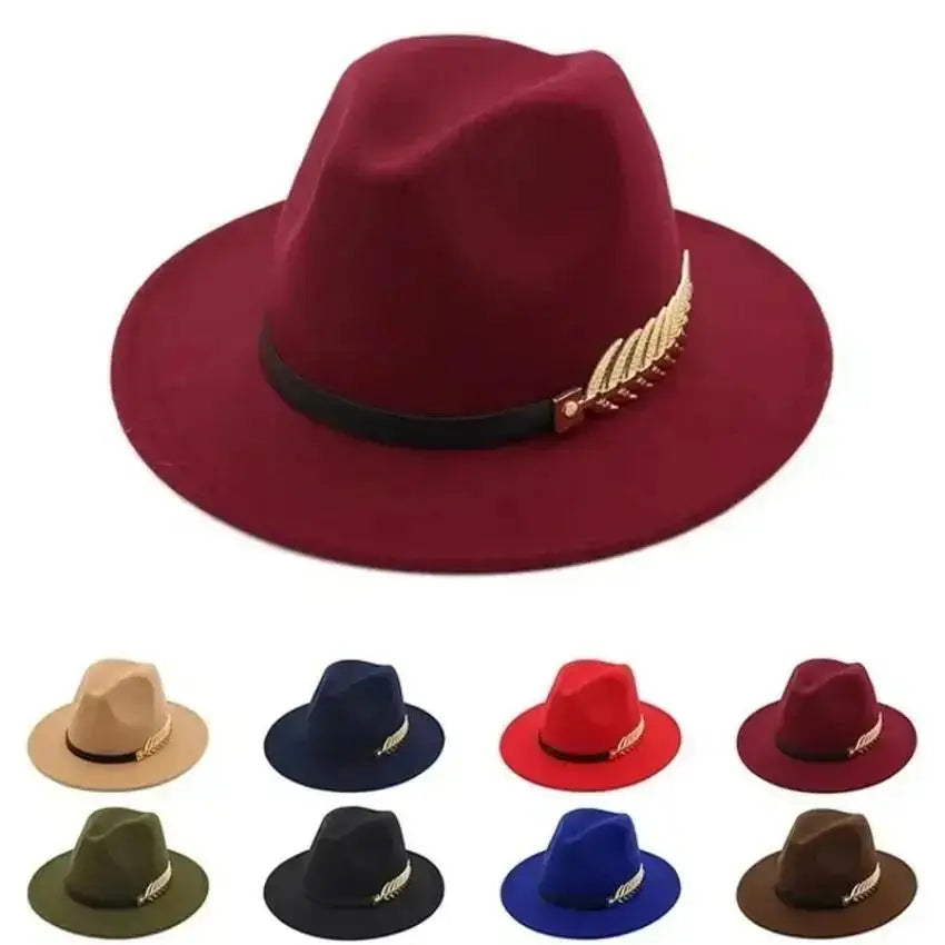 The "London" Vintage Top Hat – Wide-Brim Elegant British Jazz Fedora
