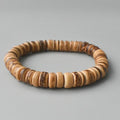 Nirvana Coconut Shell Bead Bracelet – Handmade Tibetan Buddhist Amulet