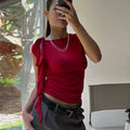 Women's Sleeveless Tassel-Detail Tank Top - Solid Color Casual Summer Pullover