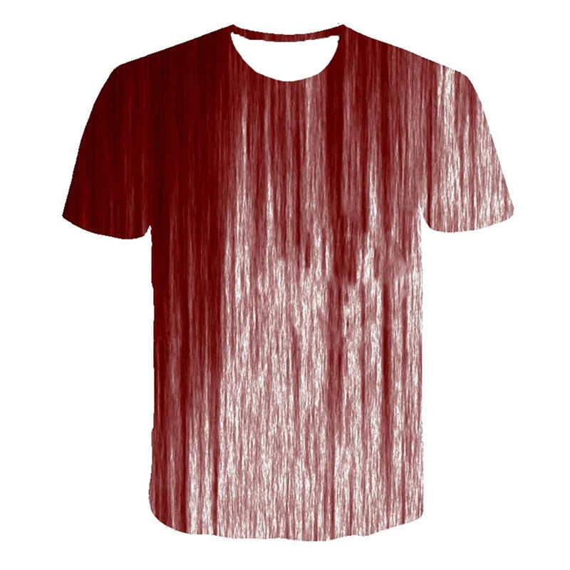 The "Carnage" 3D Graphic Oversized Tee – Horror Blood Palm Harajuku Streetwear
