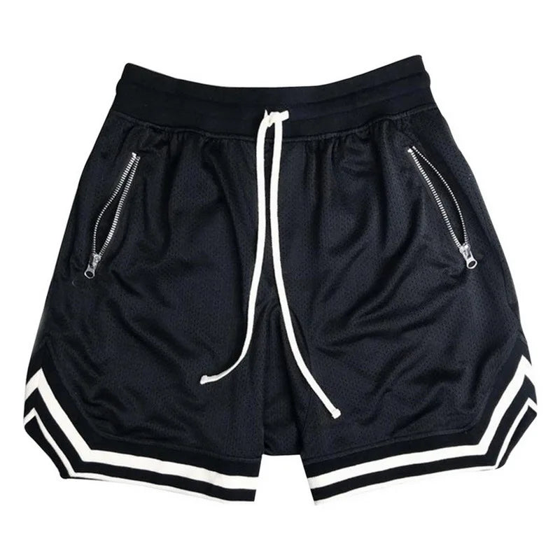 The "AeroGrid" Mesh Performance Shorts – Quick-Dry Breathable Gym & Basketball Shorts