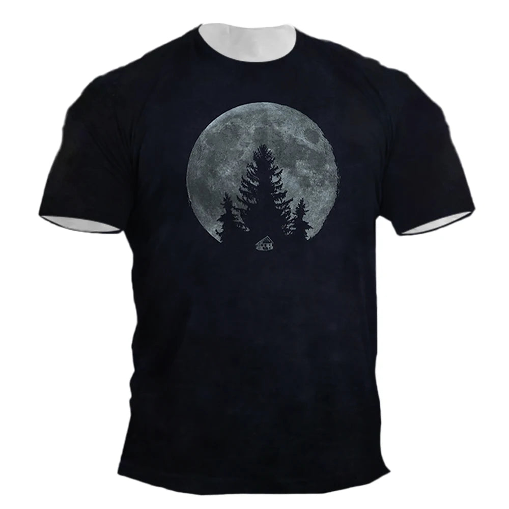 Vintage Mountain Retro Sunset Graphic T-Shirt