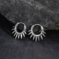 Vanguard Spike Hoop Earrings – Hypoallergenic Stainless Steel Punk Earrings