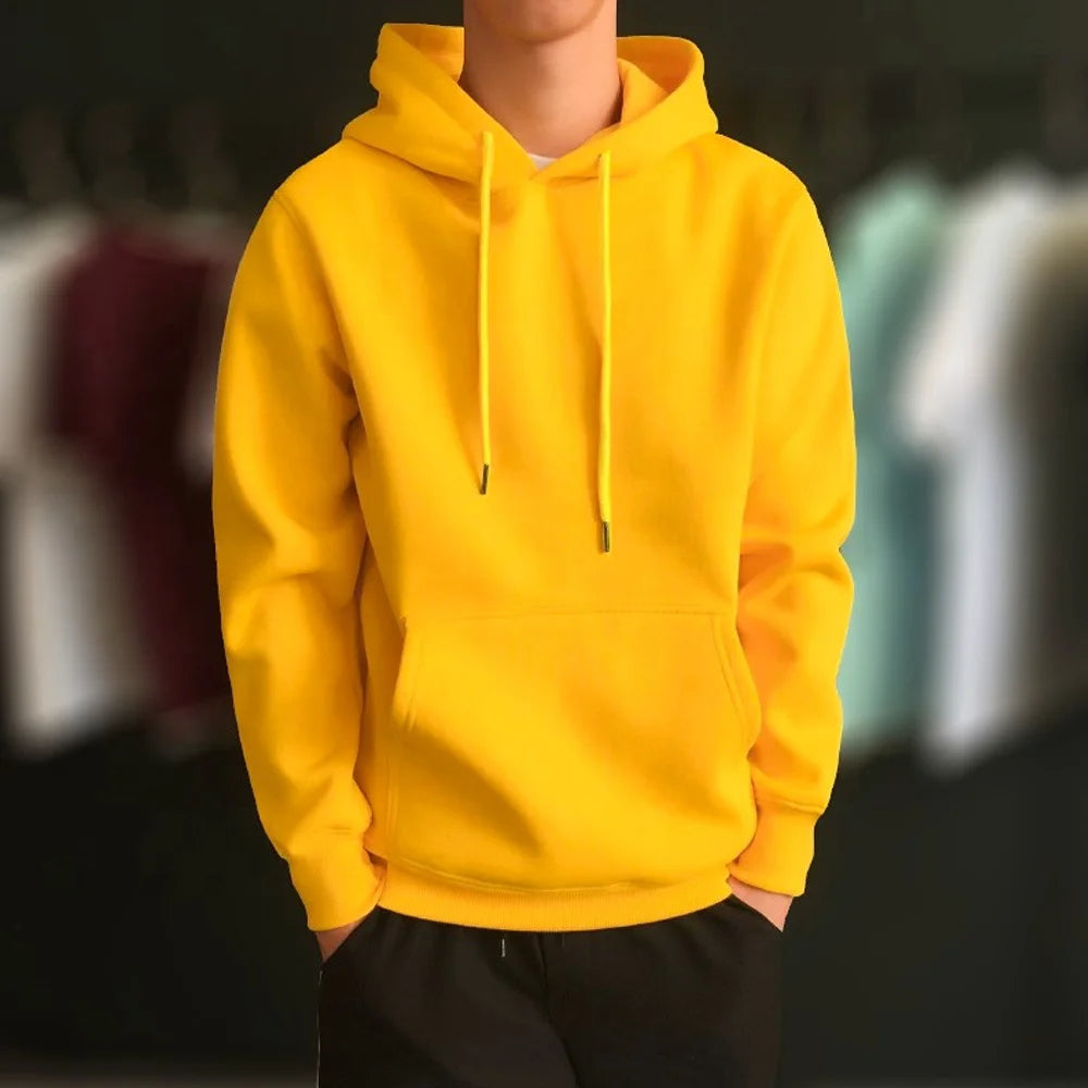 Premium Minimalist Fleece Pullover Hoodie