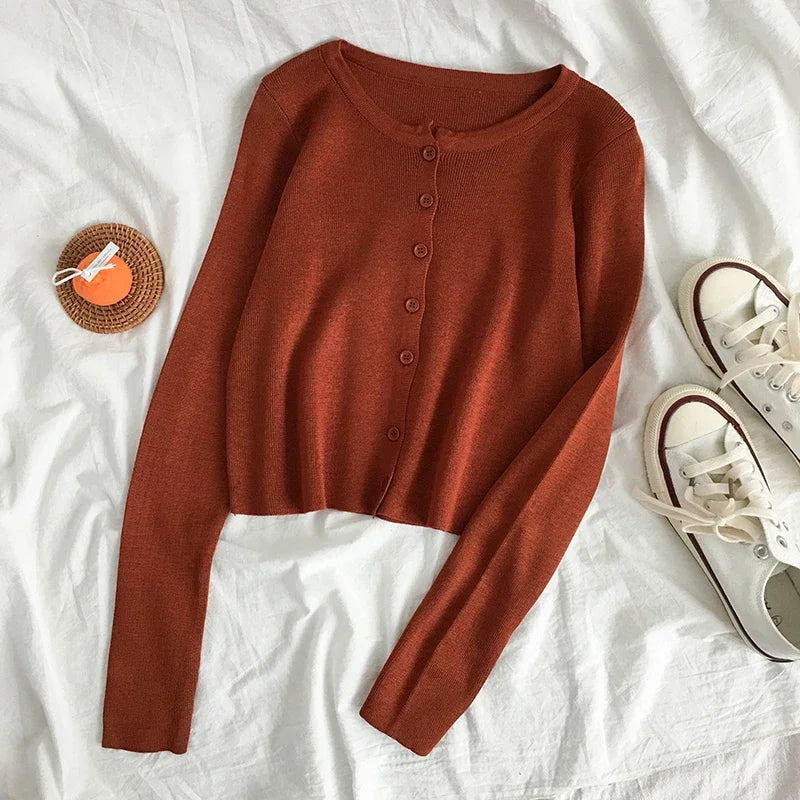Sienna Lightweight Long-Sleeve Knit Cardigan