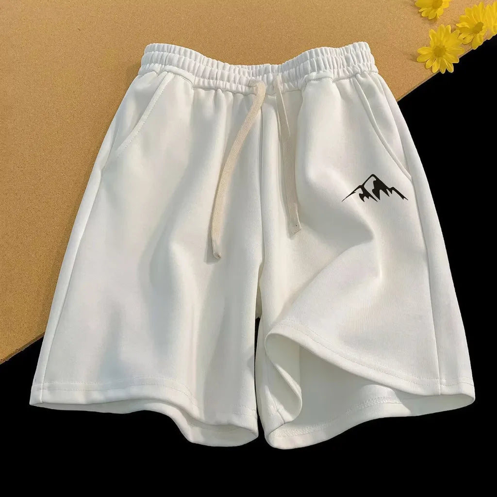 Zenith Mountain Oversized Shorts – Minimalist Chinese Style Casual Pants