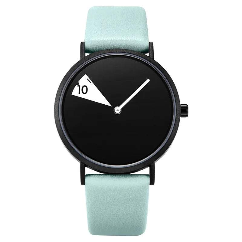 Minimalist Creative Rotating Dial Quartz Watch