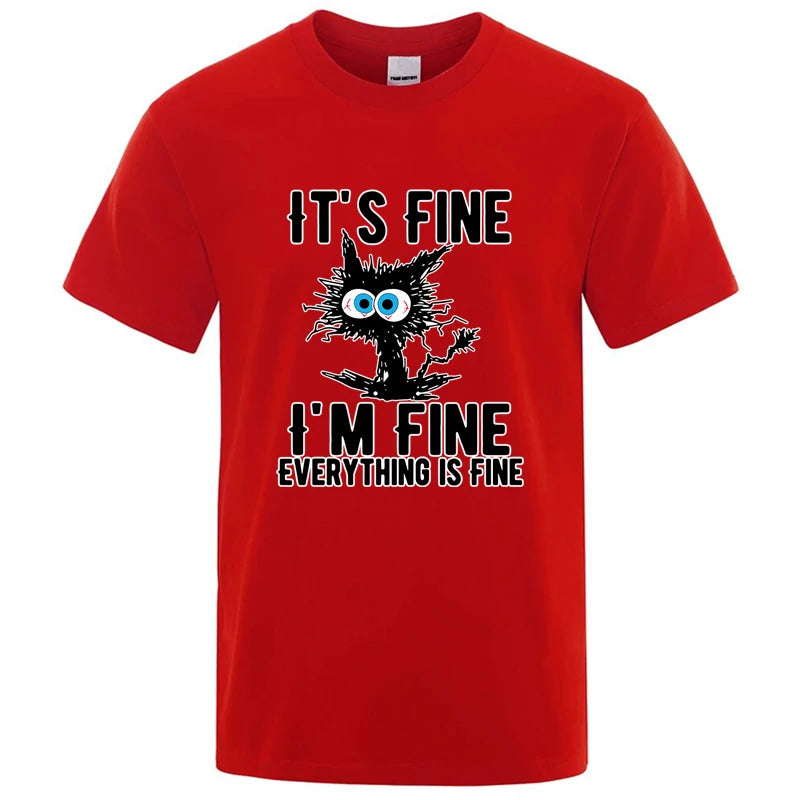 Urban Nomad Cat Tee – Premium Cotton Blend Streetwear T-Shirt