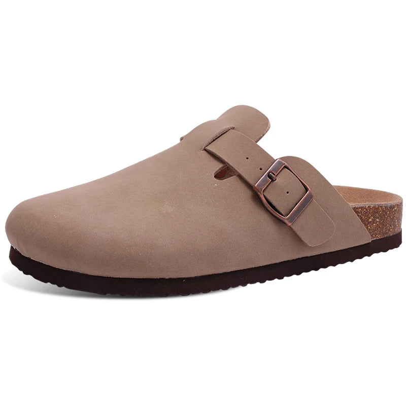 Unisex Premium Suede Cork Clogs with Orthopedic Arch Support