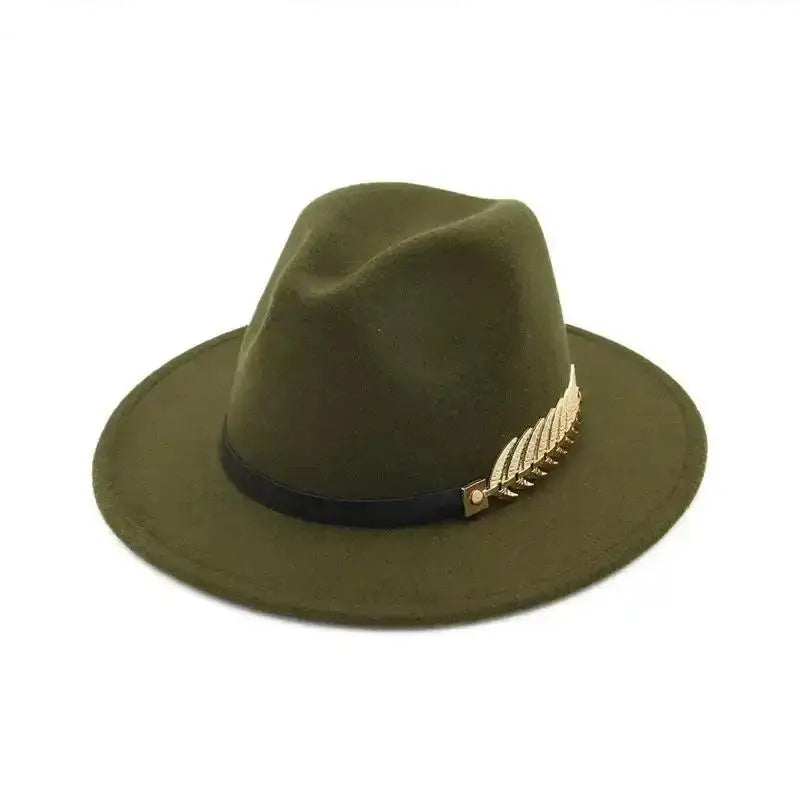 The "London" Vintage Top Hat – Wide-Brim Elegant British Jazz Fedora