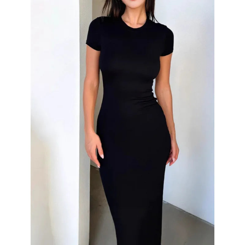 Elegant Sleeveless Bodycon Maxi Dress
