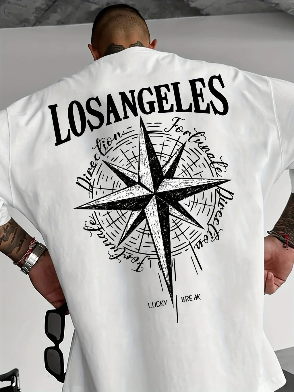 Modern Geometric Pattern Cotton Tee - Premium Breathable Summer T-Shirt