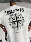 Modern Geometric Pattern Cotton Tee - Premium Breathable Summer T-Shirt
