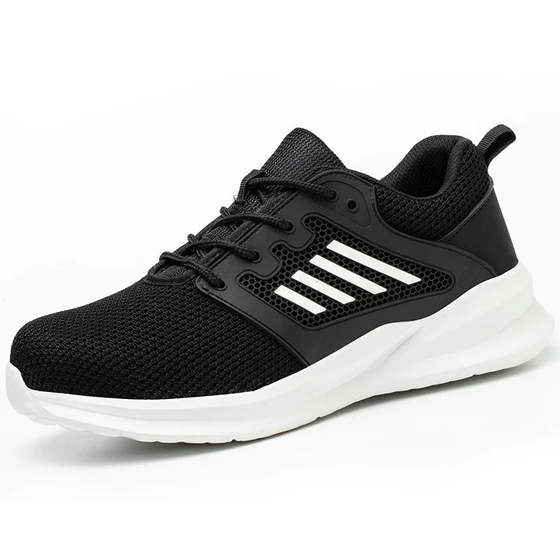 Indestructible Steel Toe Work Sneakers - Lightweight & Puncture-Proof Safety Footwear for Men
