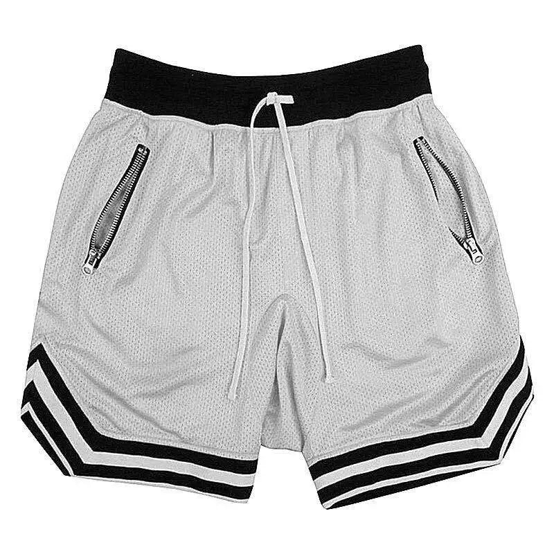 The "AeroGrid" Mesh Performance Shorts – Quick-Dry Breathable Gym & Basketball Shorts