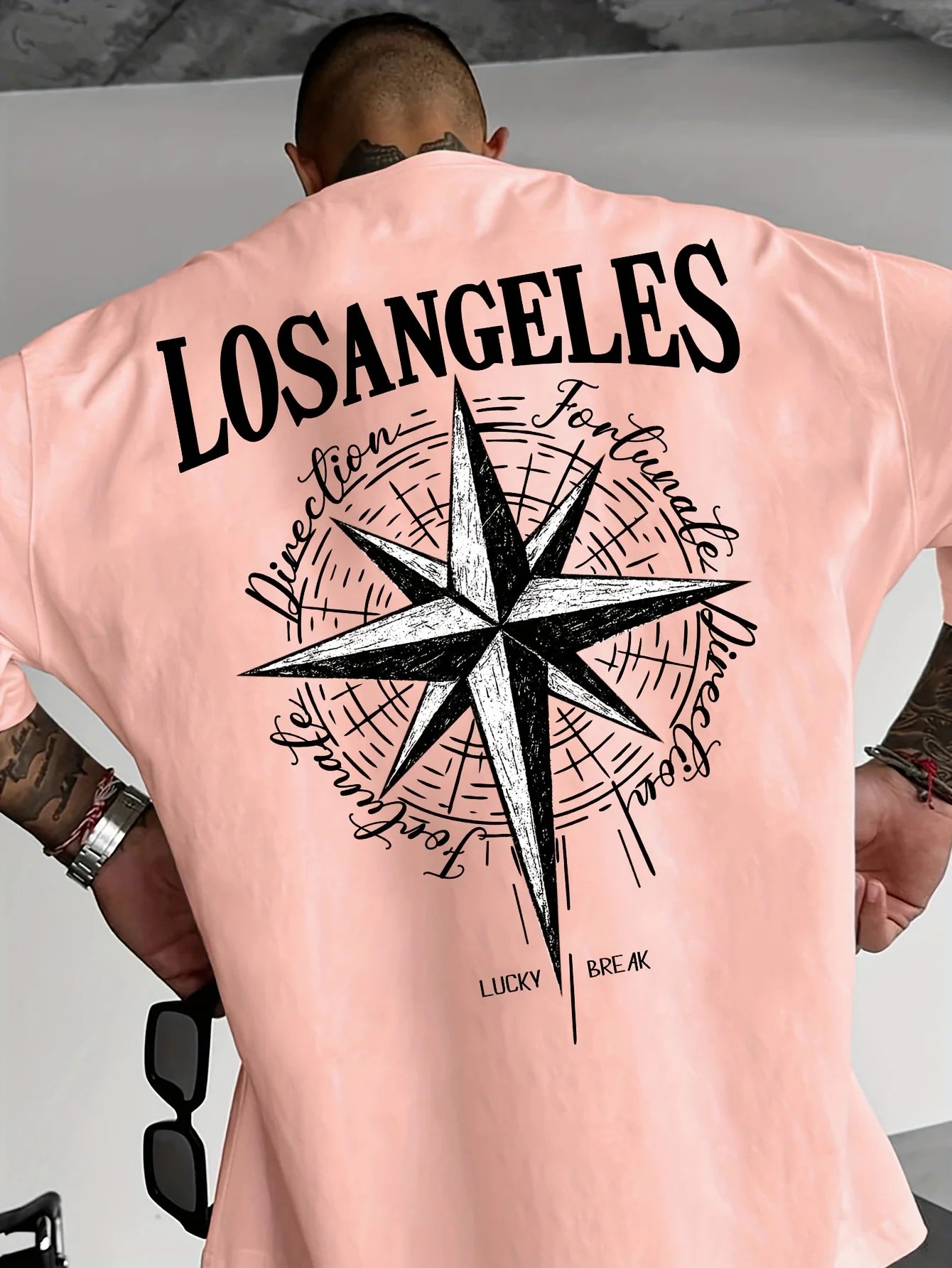 Modern Geometric Pattern Cotton Tee - Premium Breathable Summer T-Shirt