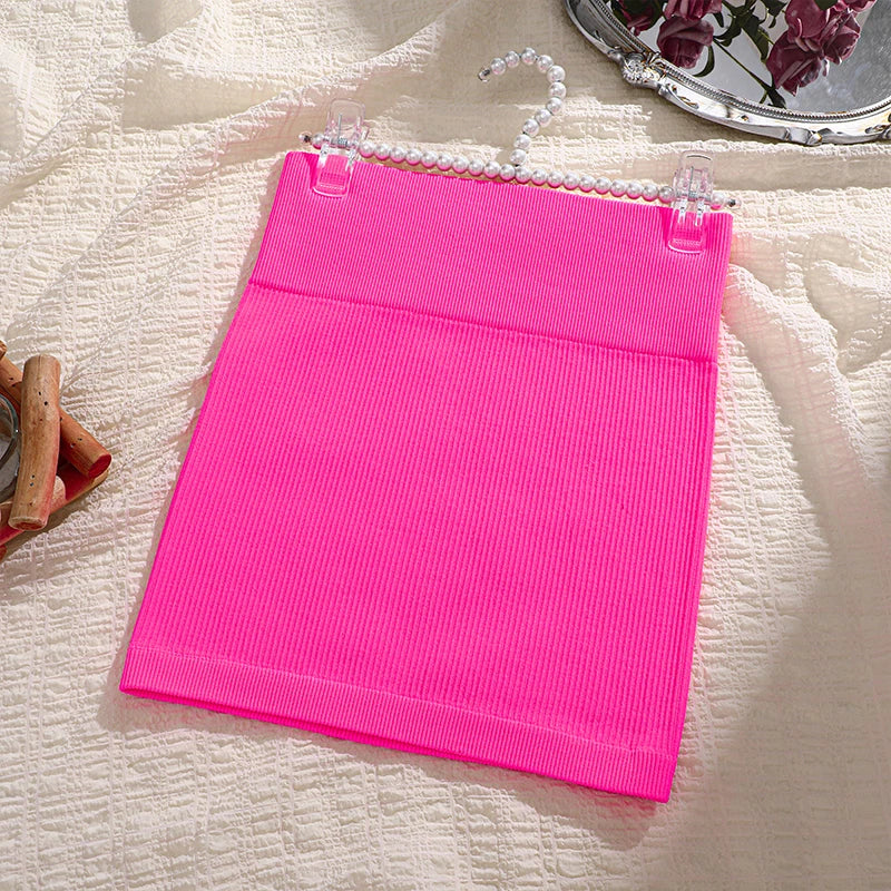 The "Aura Tailored" Knitted Mini Skirt