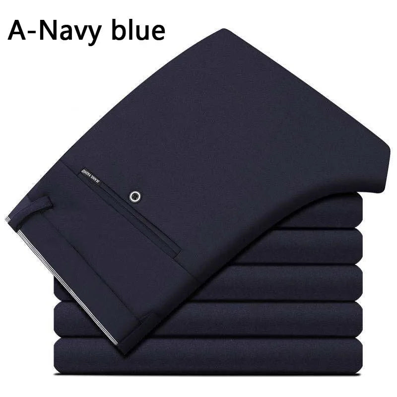 AeroStyle Lightweight Elastic Formal Trousers