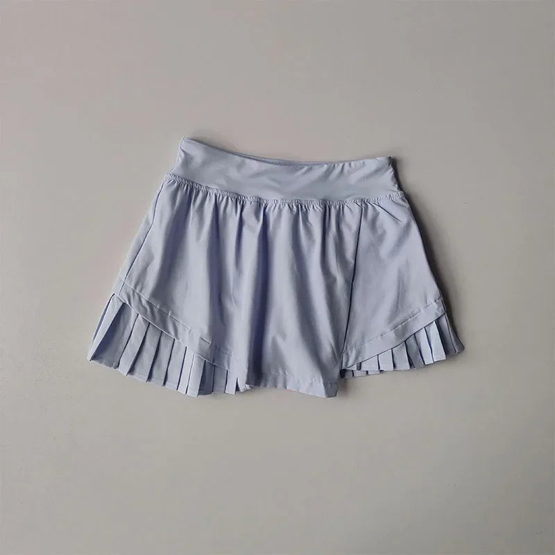 Ace High-Waisted Tennis Skirt – Quick-Dry Pleated Athletic Skort