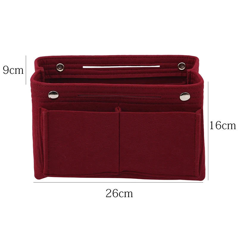 Multifunctional Inner Bag Organizer for Tote Handbags – Portable Cosmetic & Travel Storage