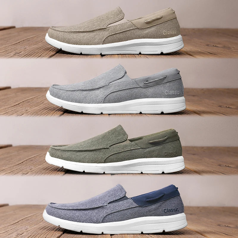 Casual Canvas Loafers - Lightweight Summer Slip-Ons