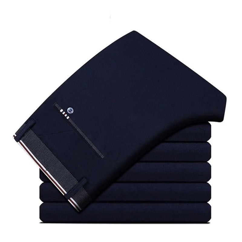 AeroStyle Lightweight Elastic Formal Trousers
