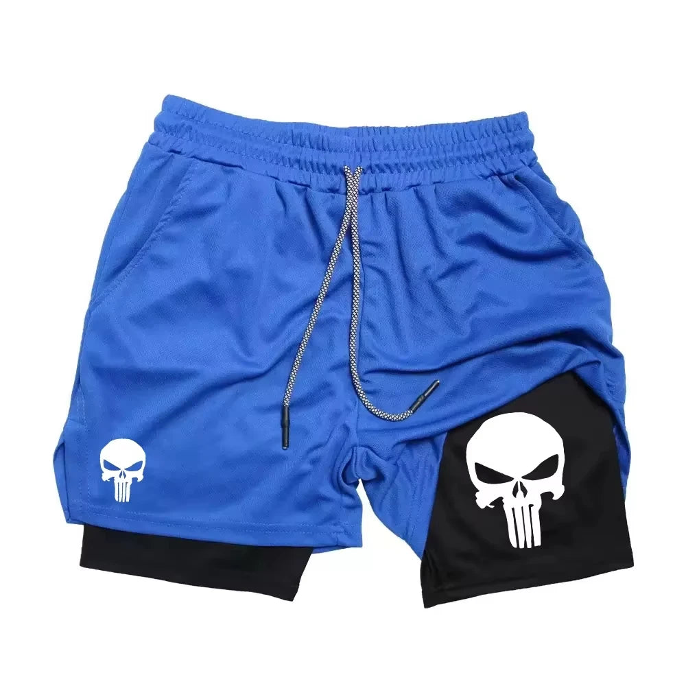 Men's 2-in-1 Performance Compression Training Shorts