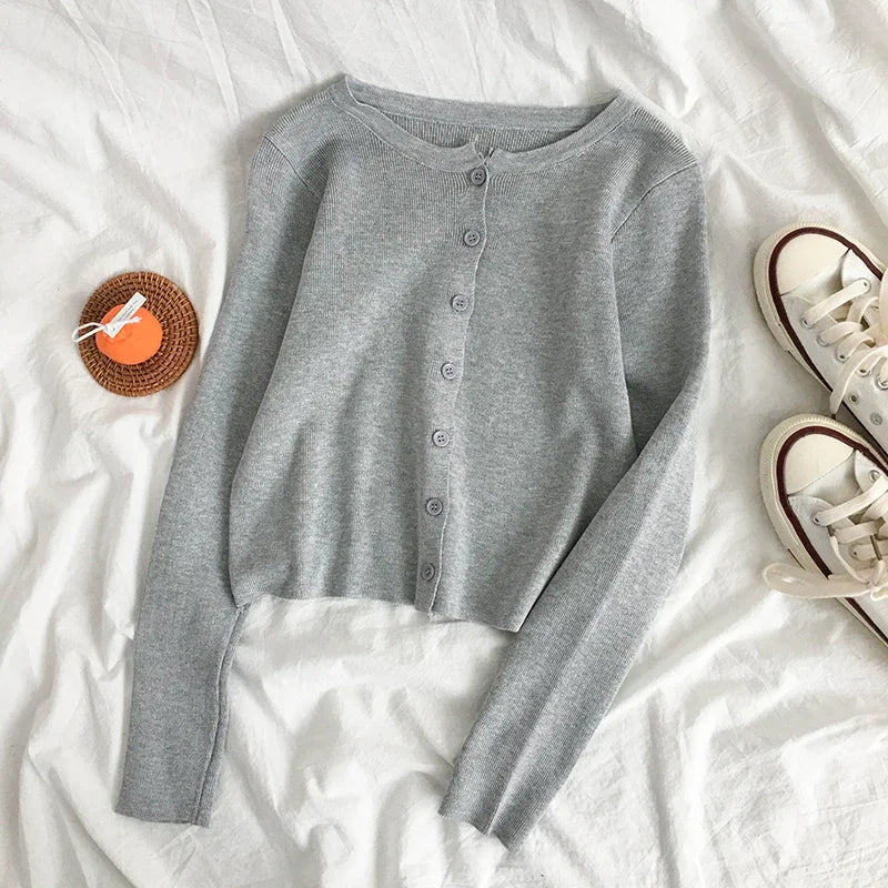 Sienna Lightweight Long-Sleeve Knit Cardigan
