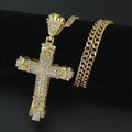 Imperium Iced-Out Cross Necklace