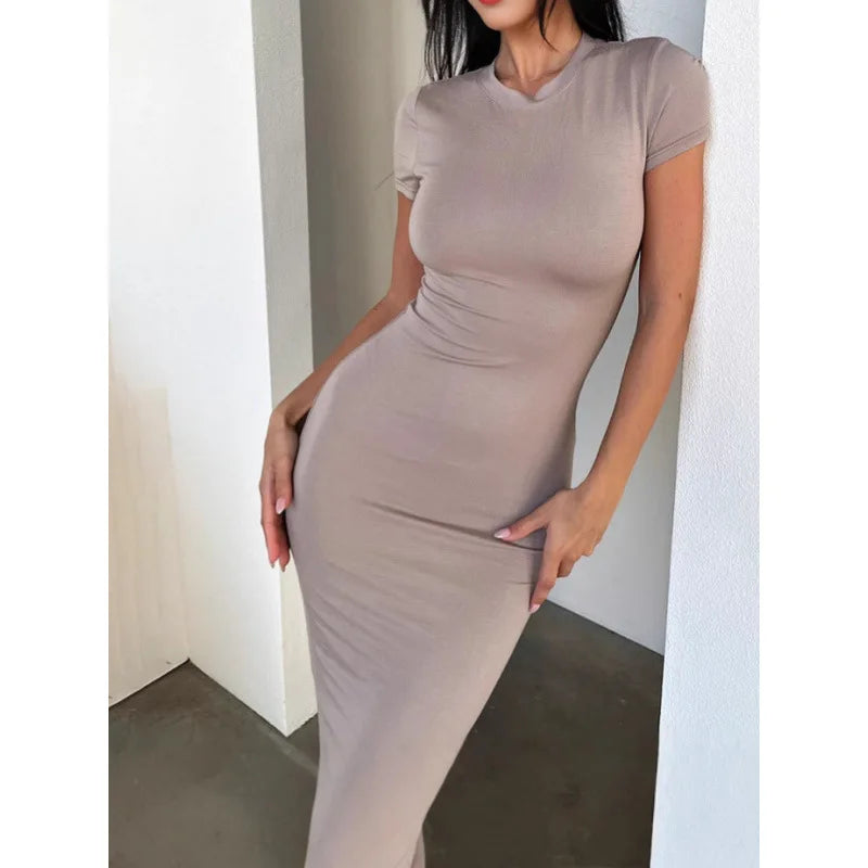 Elegant Sleeveless Bodycon Maxi Dress