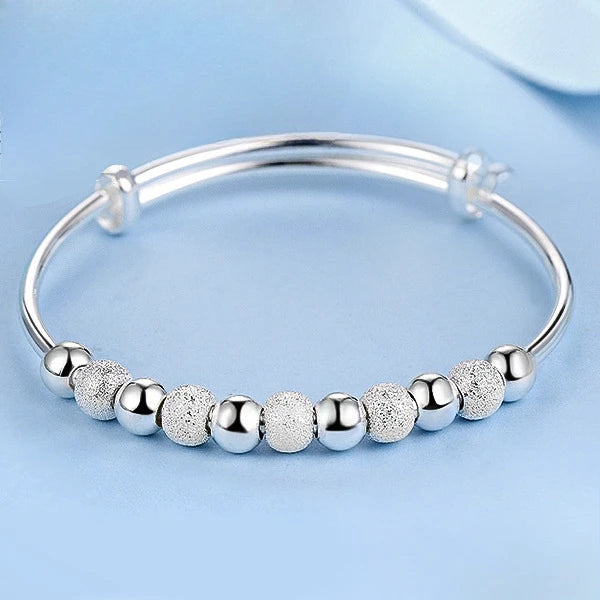 Luxury 925 Sterling Silver Adjustable Minimalist Bracelet