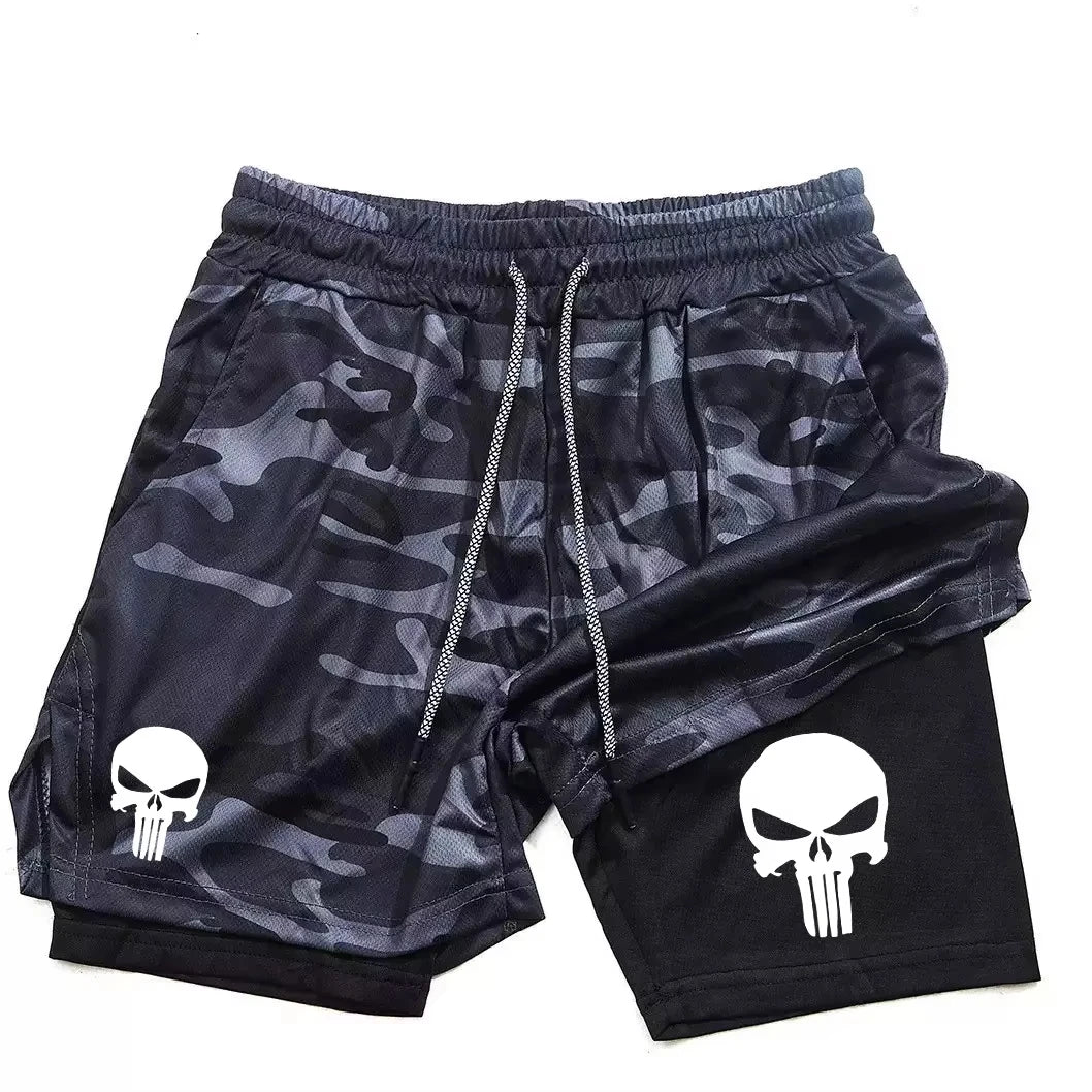 Men's 2-in-1 Performance Compression Training Shorts