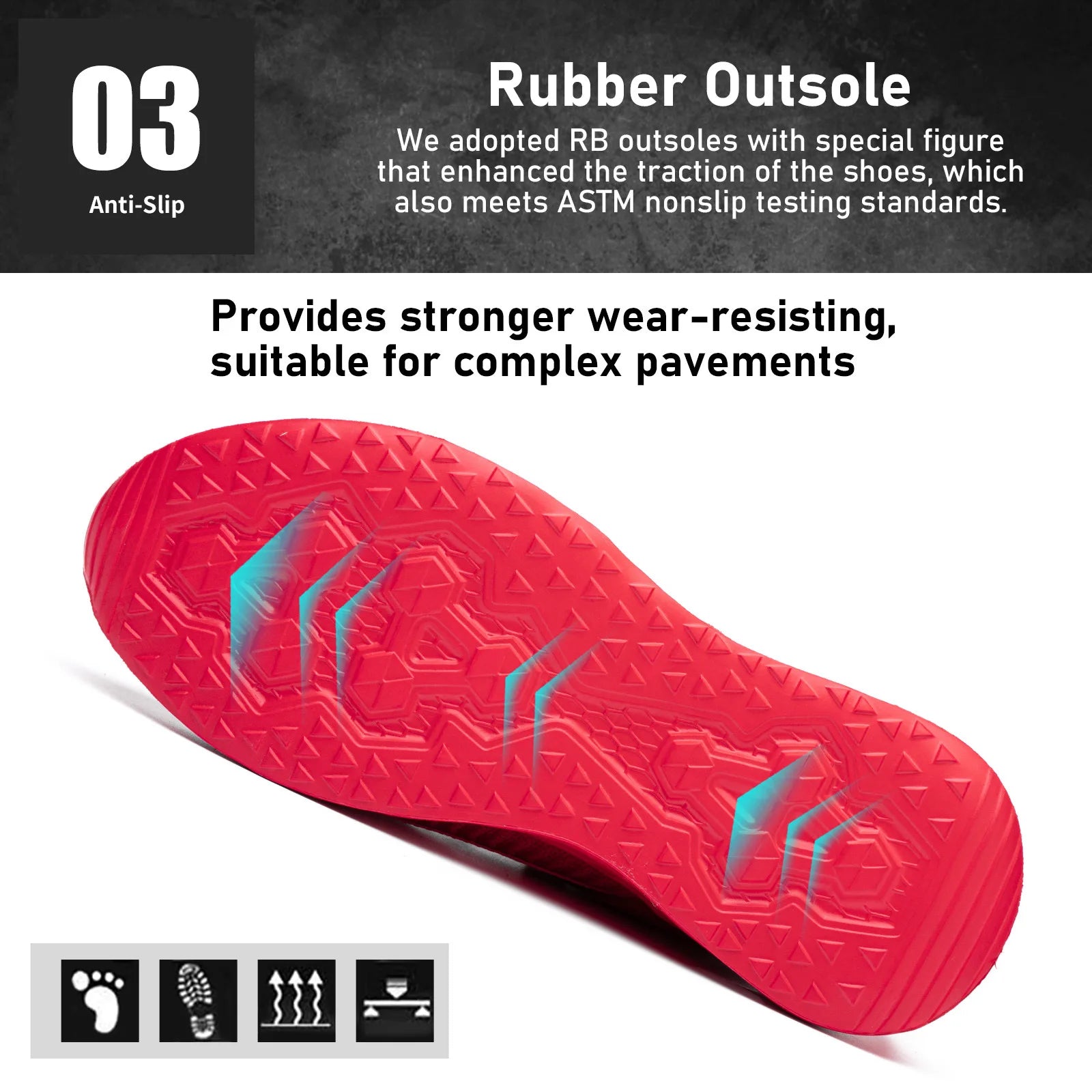 Unisex Lightweight Steel Toe Safety Work Sneakers