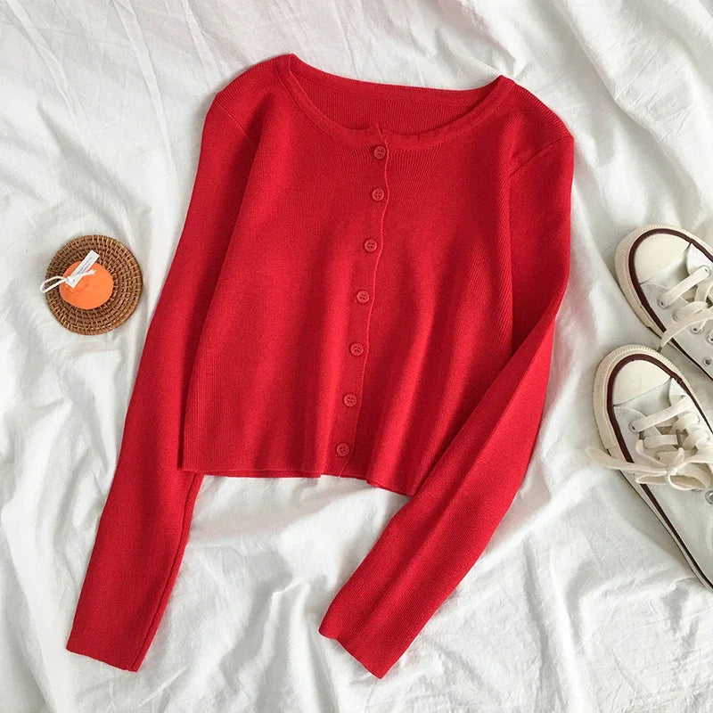 Sienna Lightweight Long-Sleeve Knit Cardigan