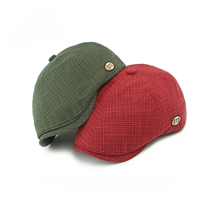 The "Birmingham" Retro Beret – Unisex British Style Casual Cap