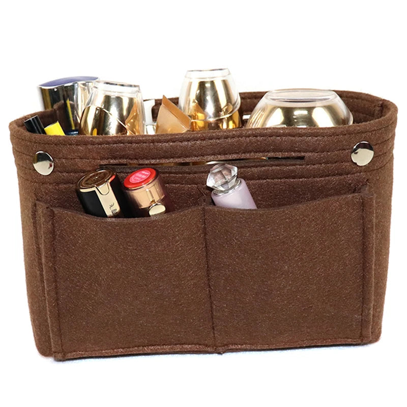 Multifunctional Inner Bag Organizer for Tote Handbags – Portable Cosmetic & Travel Storage