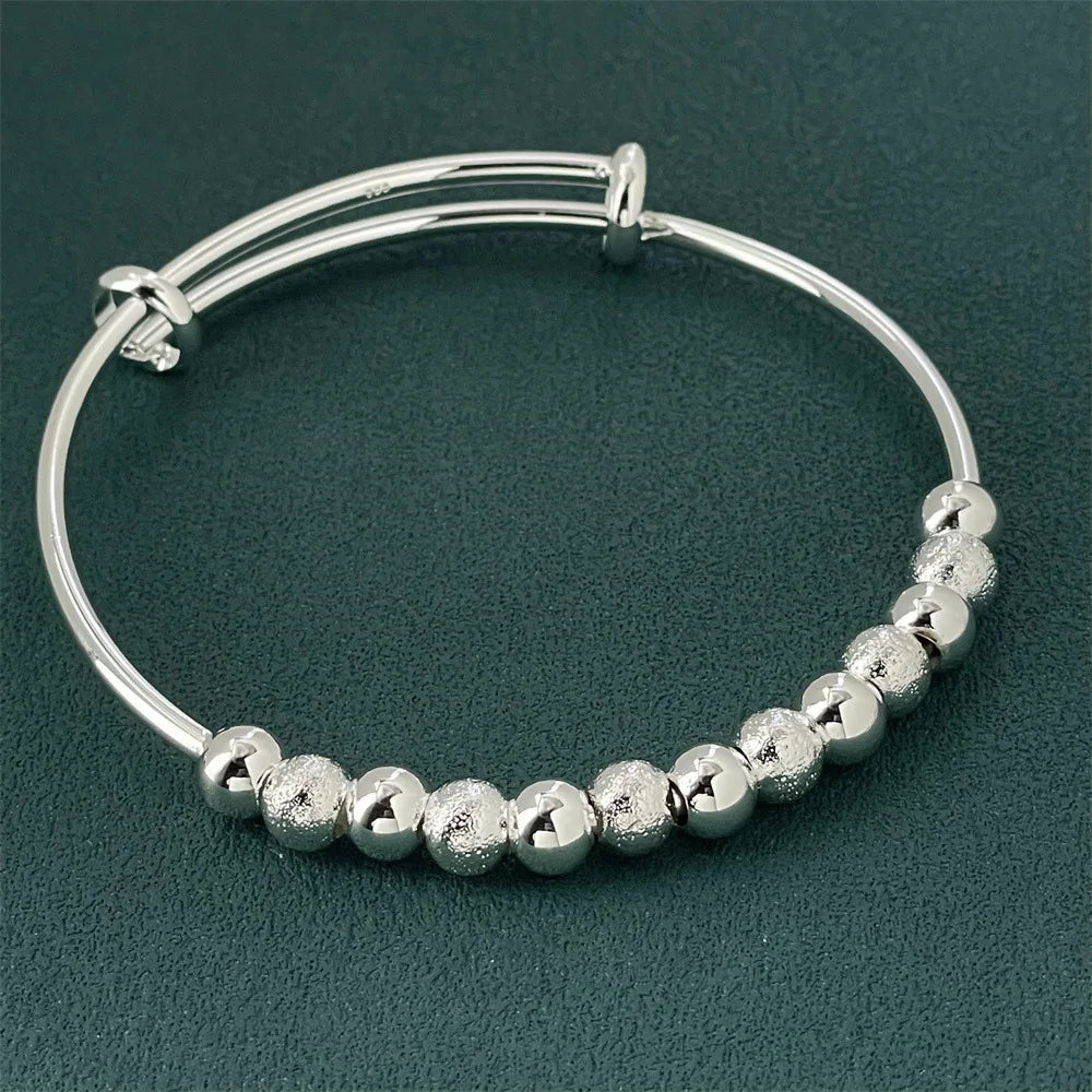 Luxury 925 Sterling Silver Adjustable Minimalist Bracelet