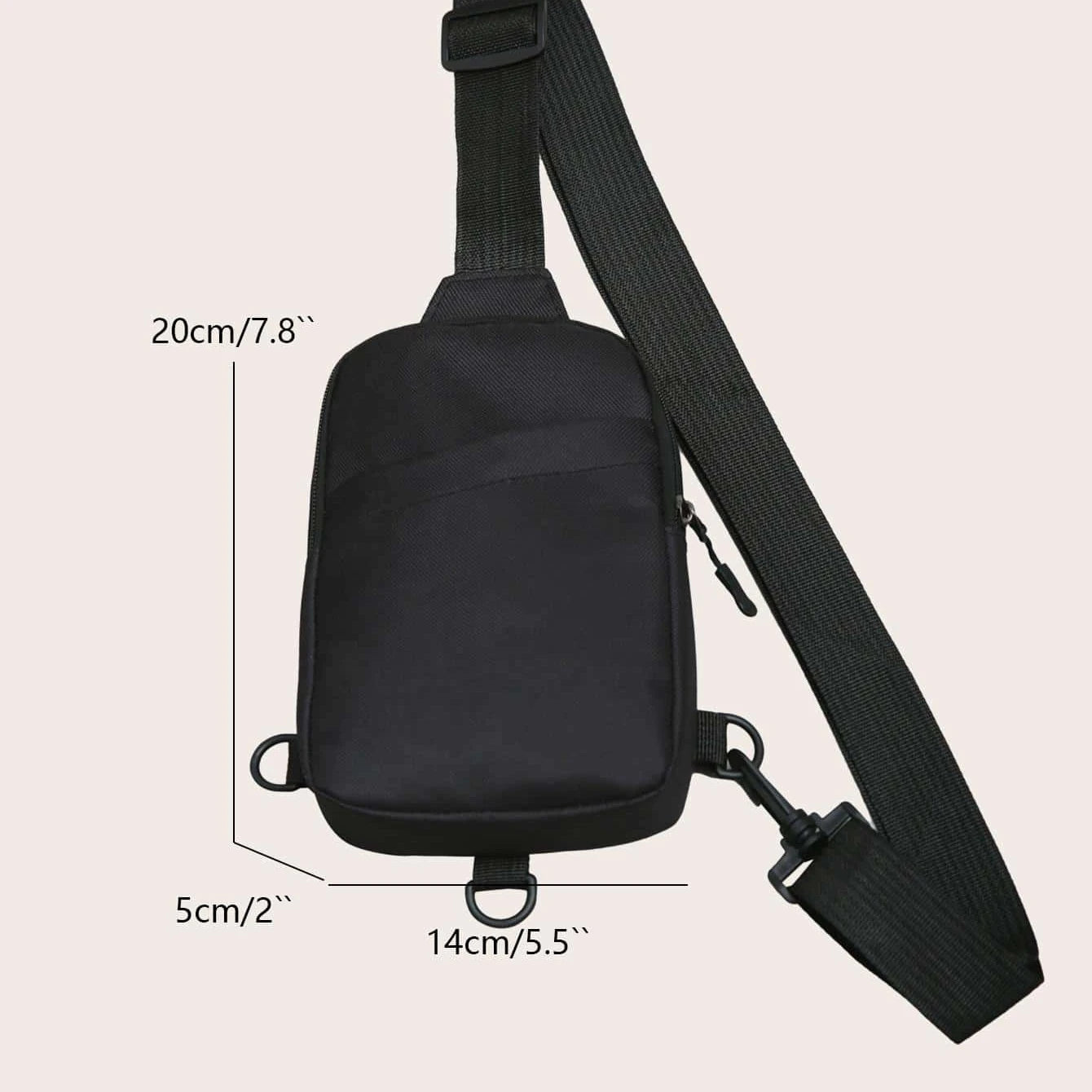 Minimalist Mini Crossbody Sling Bag & Convertible Waist Pack