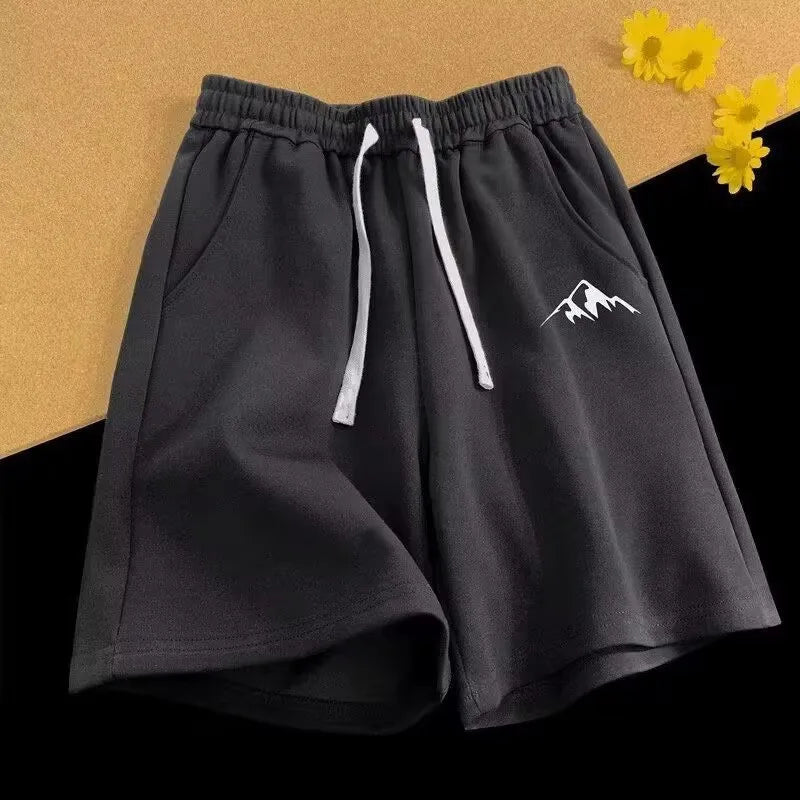 Zenith Mountain Oversized Shorts – Minimalist Chinese Style Casual Pants