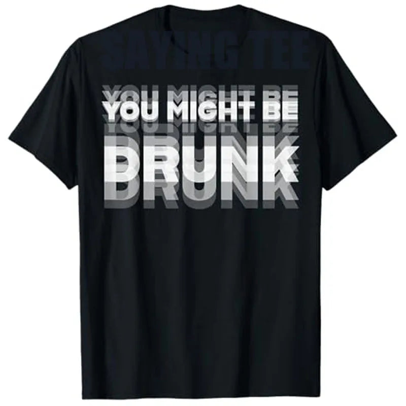 The "AeroGlow Drunk Logic" Graphic Tee – Funny Drinking Humor Summer Top