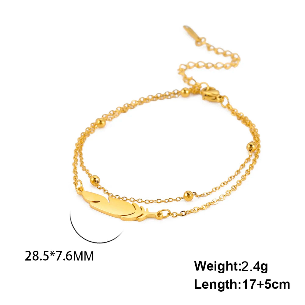 The "AeroFeather" Adjustable Rope Bracelet – Unisex Charm Couple Jewelry