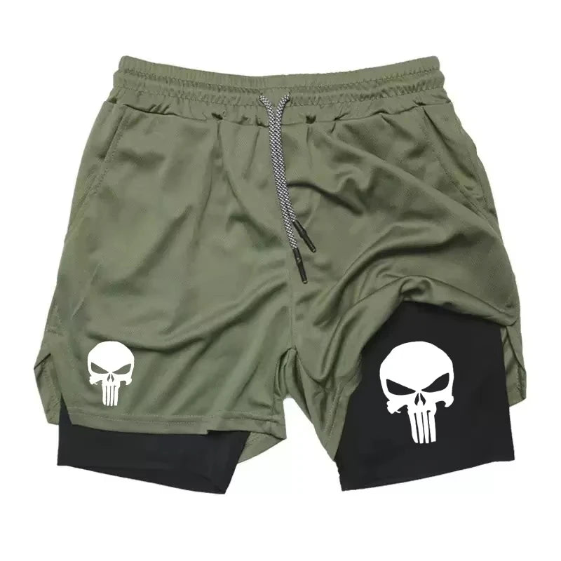 Men's 2-in-1 Performance Compression Training Shorts