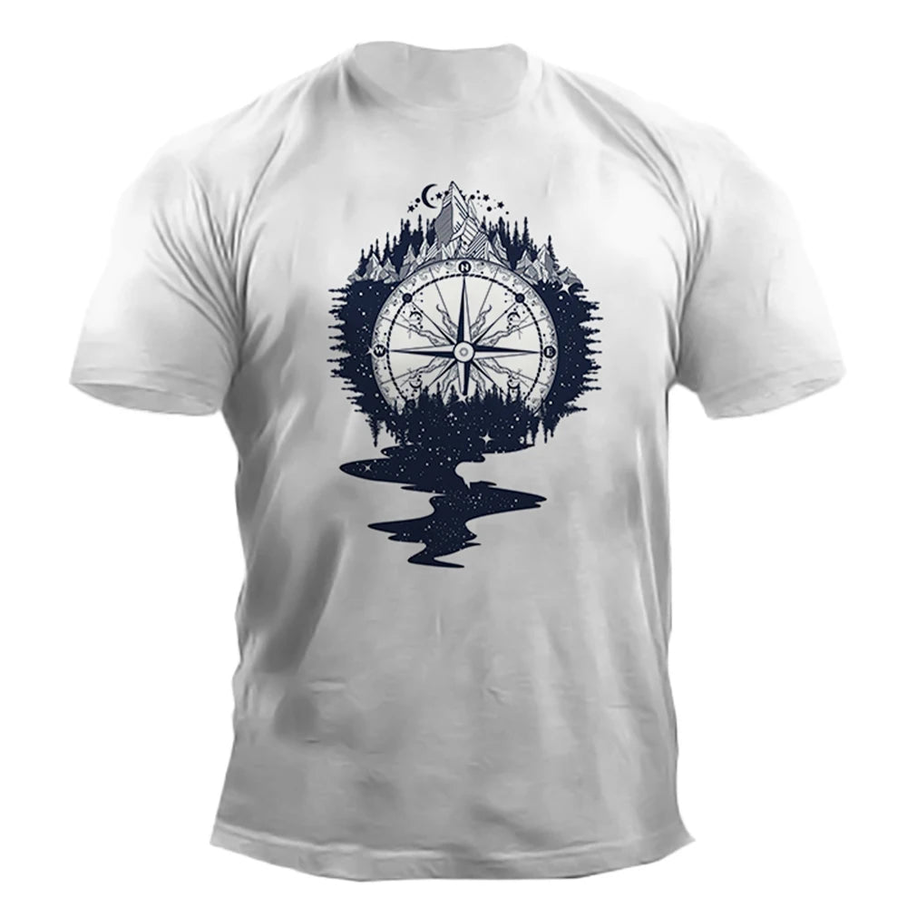 Vintage Mountain Retro Sunset Graphic T-Shirt