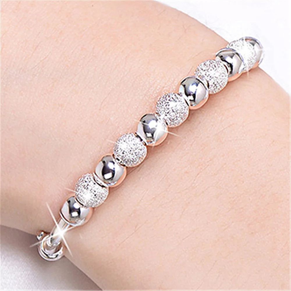 Luxury 925 Sterling Silver Adjustable Minimalist Bracelet