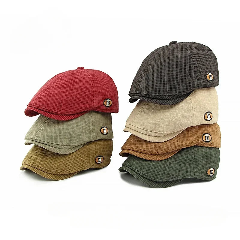 The "Birmingham" Retro Beret – Unisex British Style Casual Cap