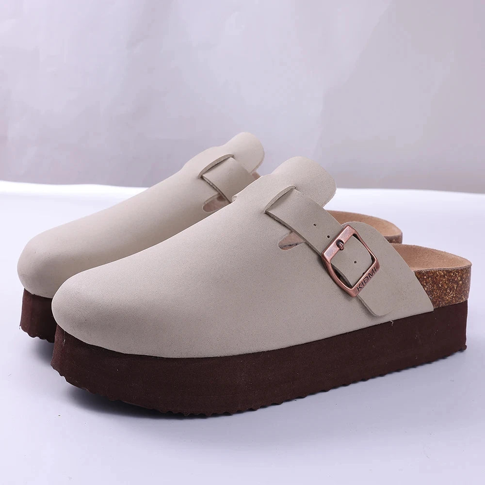 Unisex Premium Suede Cork Clogs with Orthopedic Arch Support