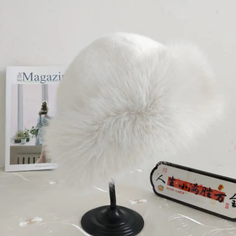 The "Siberia" Luxe Furry Hat – Warm Korean Style Winter Headwear