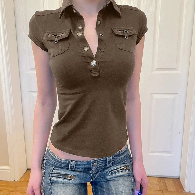 Vintage Aesthetic Sleeveless Corset Top